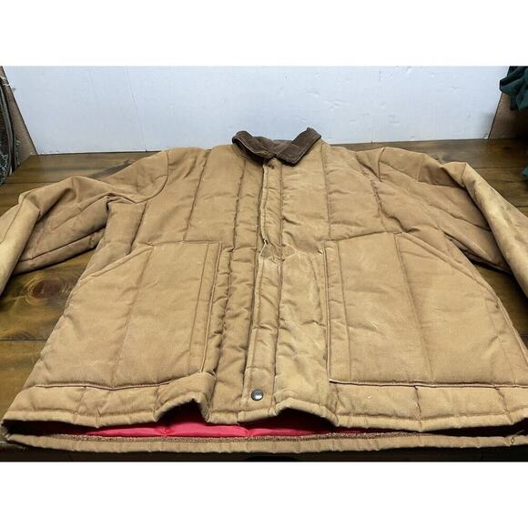 Walls Outdoors Men's 2XL Quilted Work Jacket Zipper Front Distressed - Picture 2 of 16